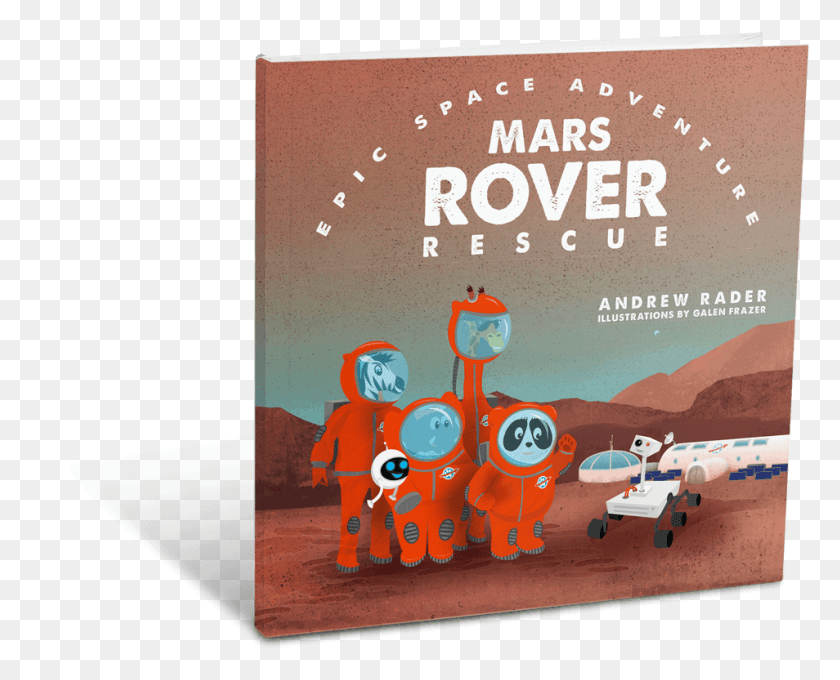 954x759 Mars Rover Rescue Paperback Cartoon, Toy, Advertisement, Airplane HD PNG Download
