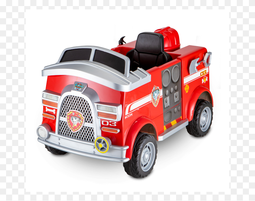 671x601 Marshall Paw Patrol, Fire Truck, Truck, Vehicle HD PNG Download