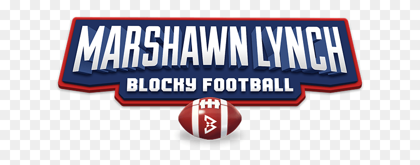 619x270 Marshawn Lynch Blocky Football Messages Sticker 4 Graphics, Sport, Sports, Team Sport HD PNG Download