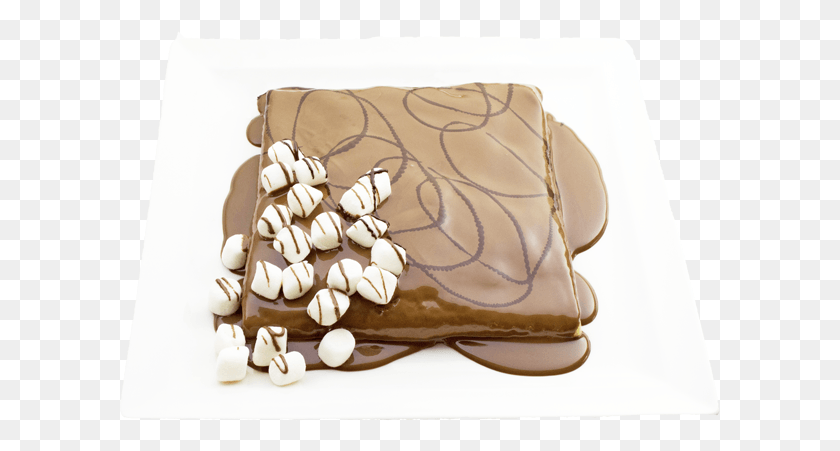 601x391 Marshmallow Crepe Chocolate Cake, Purse, Handbag, Bag HD PNG Download