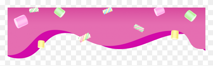 1366x354 Marshmallow Illustration, Icing, Cream, Cake HD PNG Download