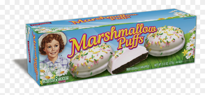 988x416 Descargar Png Marshmallow Puffs Little Debbie Snacks, Postre, Comida, Pastel Hd Png