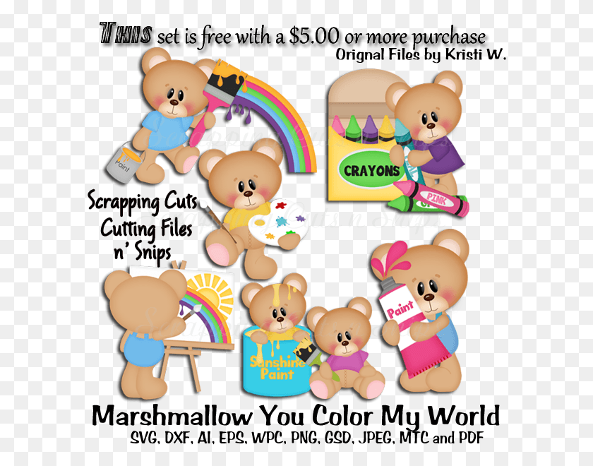 594x600 Marshmallow You Color My World Cutting Files Don T Believe You, Text, Toy, Rattle HD PNG Download