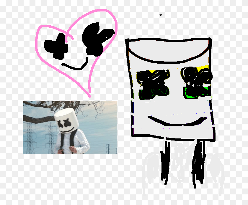 686x636 Descargar Png Marshmello 2, Persona Humana, Etiqueta Hd Png