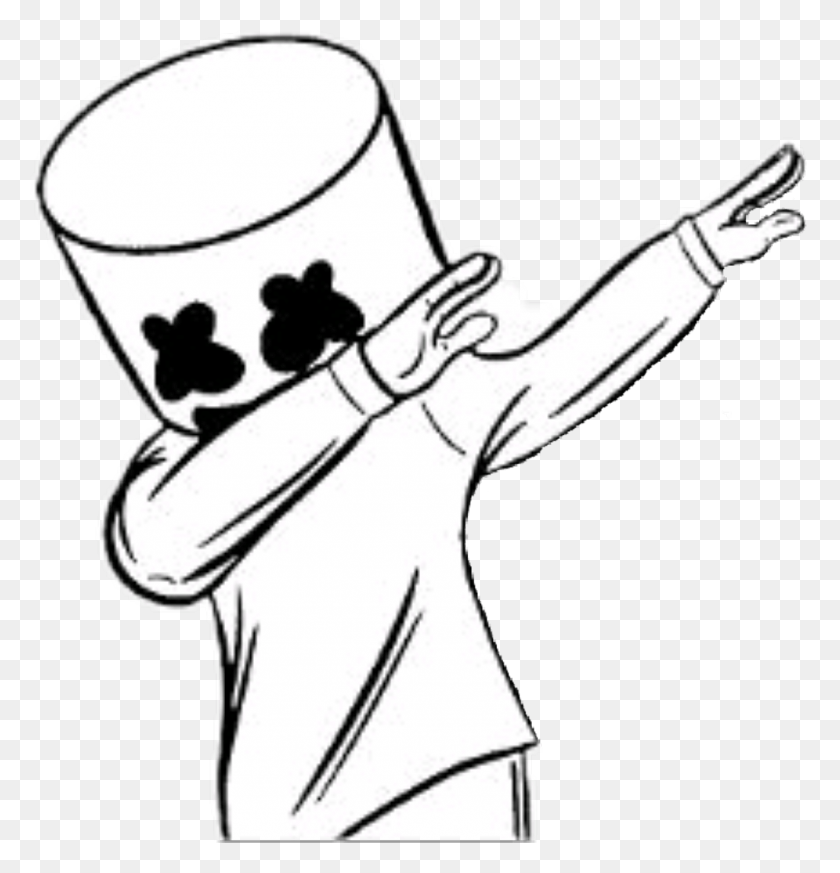 1024x1068 Marshmello Sticker Marmashello, Coffee Cup, Cup, Bucket HD PNG Download