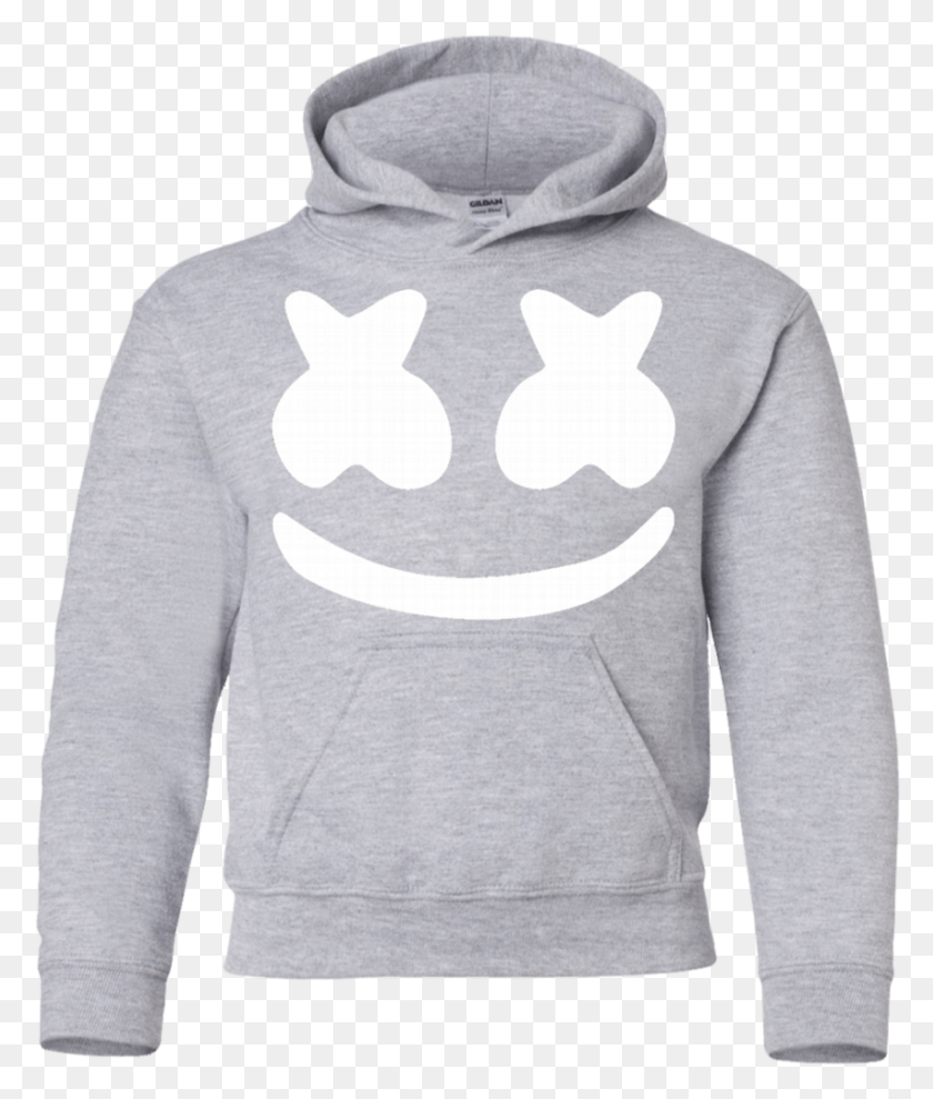 851x1014 Marshmello Youth Hoodie Sweatshirts Bucket Culture, Clothing, Apparel, Sweatshirt HD PNG Download