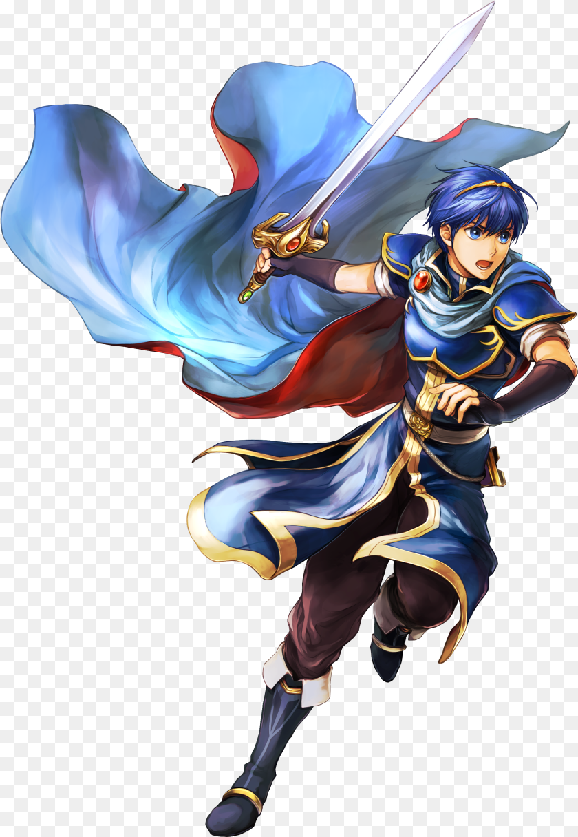 Marth Drawn Fire Emblem Heroes Marth Special, Book, Comics, Publication, Adult Sticker PNG
