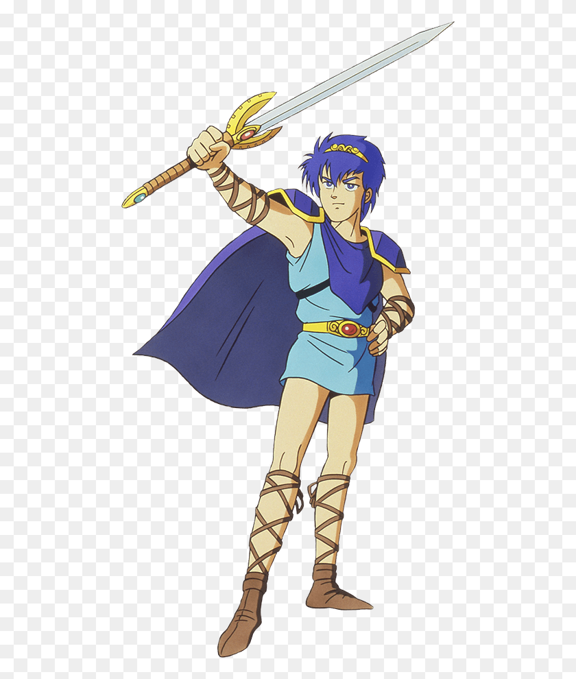 489x930 Marth Original Fire Emblem Shadow Dragon And The Blade, Costume, Clothing, Apparel HD PNG Download