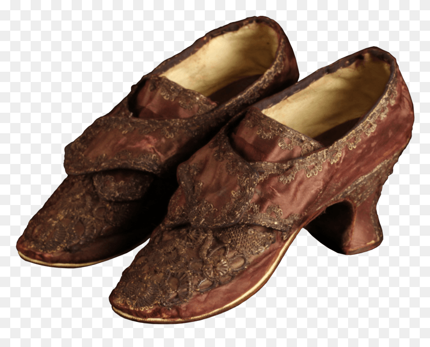 1599x1266 Martha Custis Washington39s Wedding Shoes Worn On Her Slip On Shoe, Clothing, Apparel, Footwear HD PNG Download