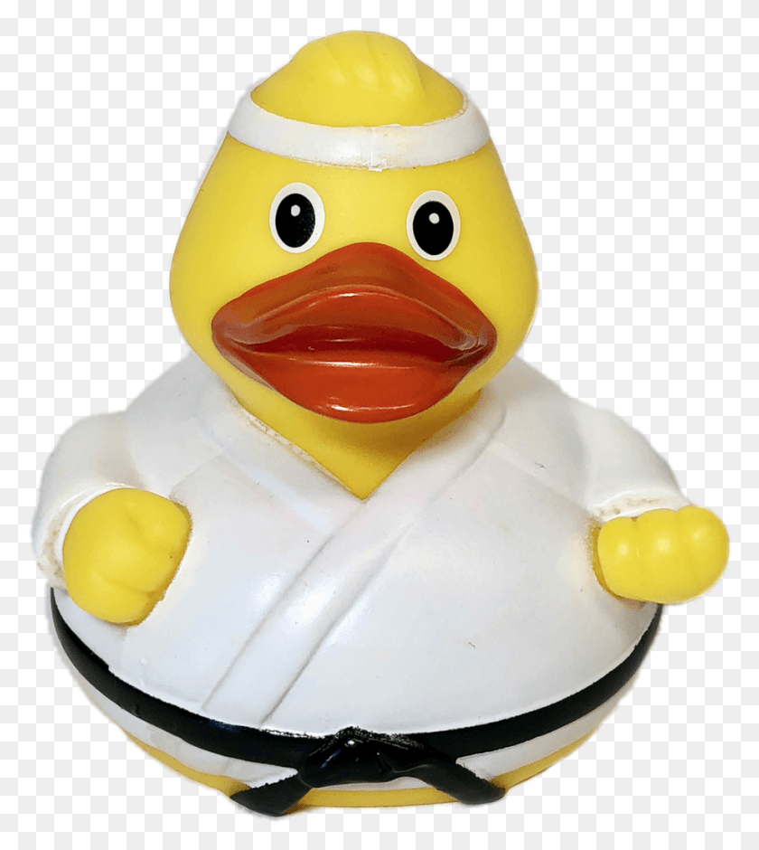 919x1037 Martial Arts Rubber Duck By Schnabels Rubber Ducky, Figurine, Snowman, Winter HD PNG Download