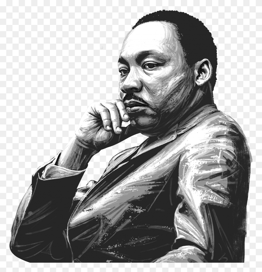 2482x2591 Martin Luther King Jr Martin Luther King, Head, Person, Human HD PNG Download