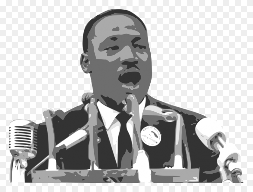 800x595 Martin Luther King Discurso De Dibujos Animados, Multitud, Persona, Humano Hd Png