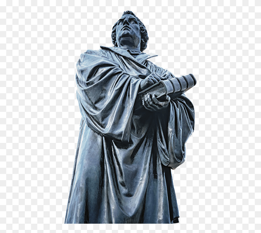 433x690 Martin Luther Martin Luther Bronze Reformation Reformation Day, Clothing, Apparel, Statue HD PNG Download