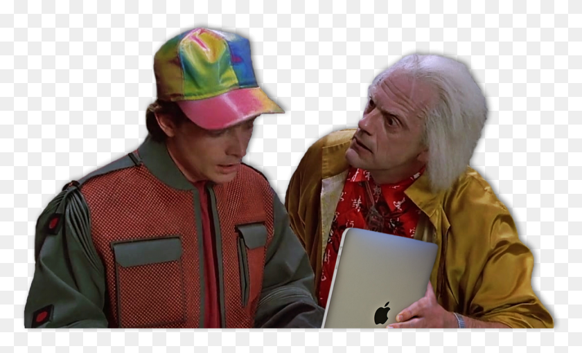 1200x693 Marty Mcfly Back To The Future, Clothing, Person, Laptop HD PNG Download