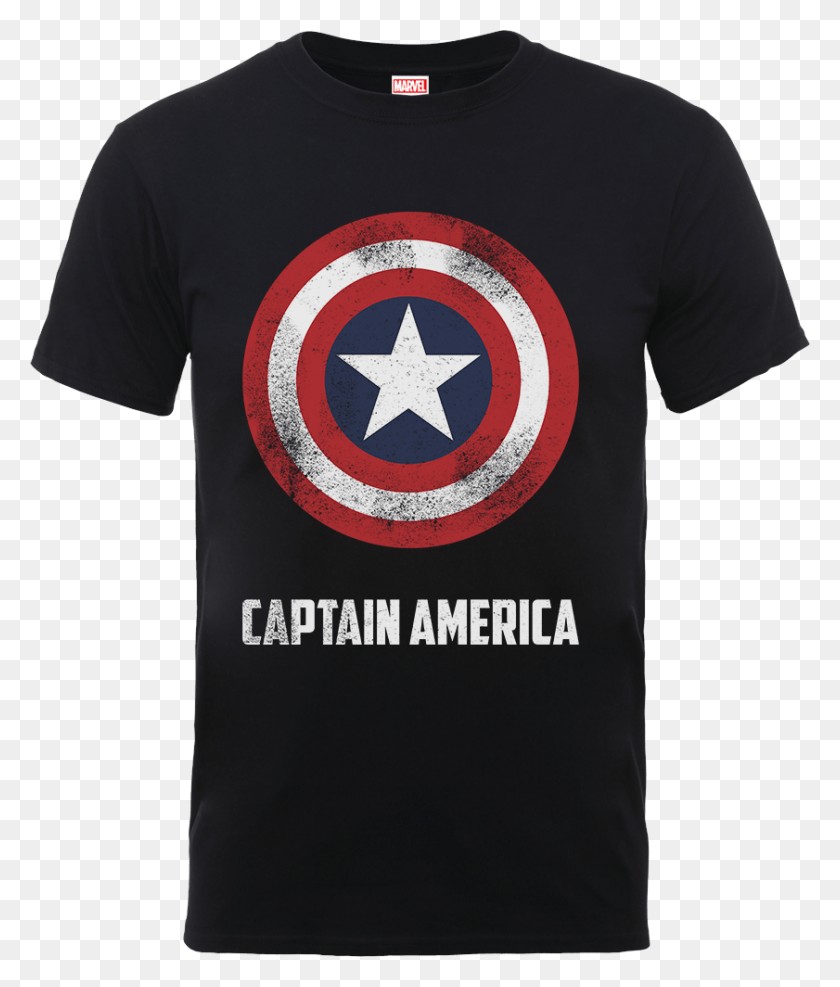 841x1000 Marvel Avengers Assemble Captain America Shield Logo Camiseta Escudo Capitan America, Clothing, Apparel, T-shirt HD PNG Download