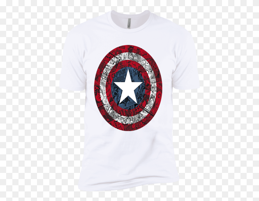 461x591 Marvel Captain America Avengers Shield Comic Graphic Captain America, Clothing, Apparel, T-shirt HD PNG Download