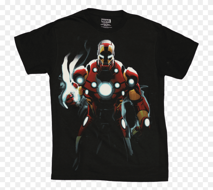 731x691 Marvel Comic Iron Man T Shirt Captain America, Clothing, Apparel, T-shirt HD PNG Download