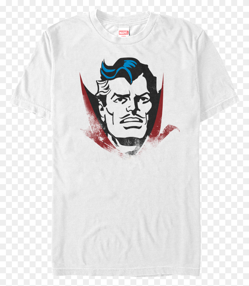 780x903 Marvel Doctor Strange Face T Shirt T Shirt, Clothing, Apparel, T-shirt HD PNG Download