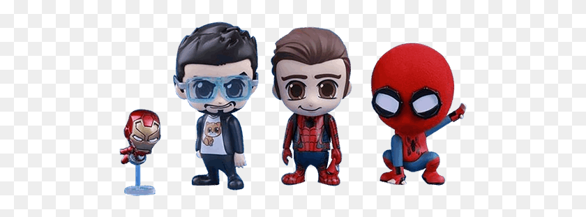 499x251 Marvel Spider Man Hot Cosbaby Pack Figura Spider Man Traje Peter Parker, Juguete, Balón De Fútbol, ​​Pelota Hd Png