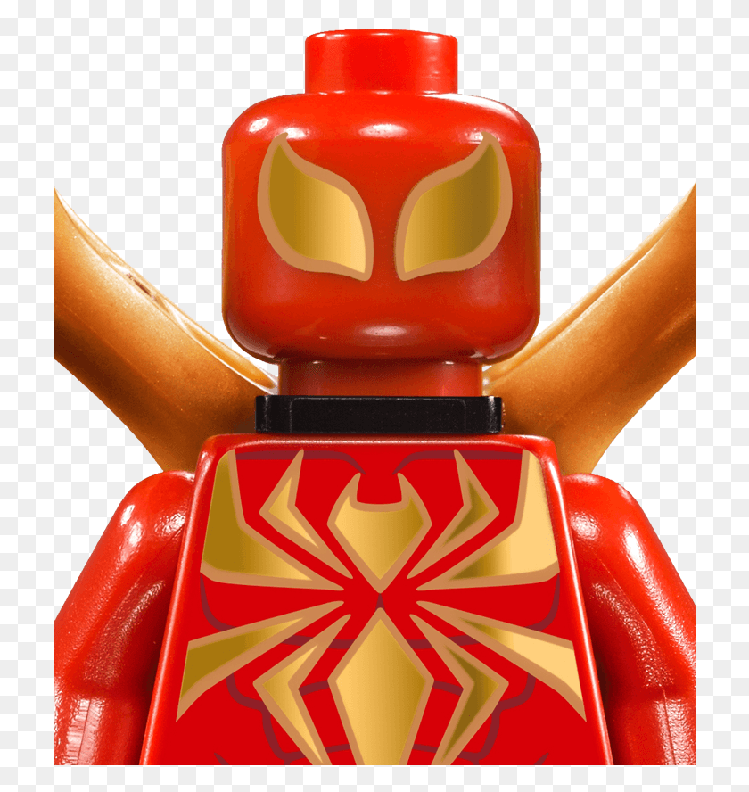 721x828 Descargar Png Marvel Super Heroes Lego Lego Iron Spider Vs Vision, Robot, Juguete, Figurilla Hd Png