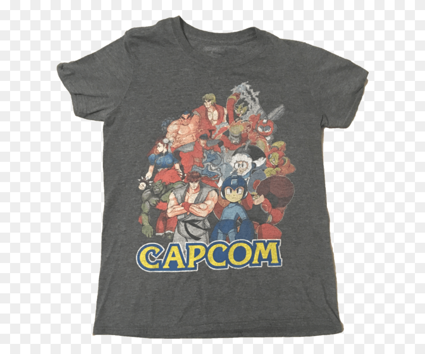 618x640 Descargar Png / Marvel Vs Capcom, Ropa, Camiseta, Camiseta Hd Png