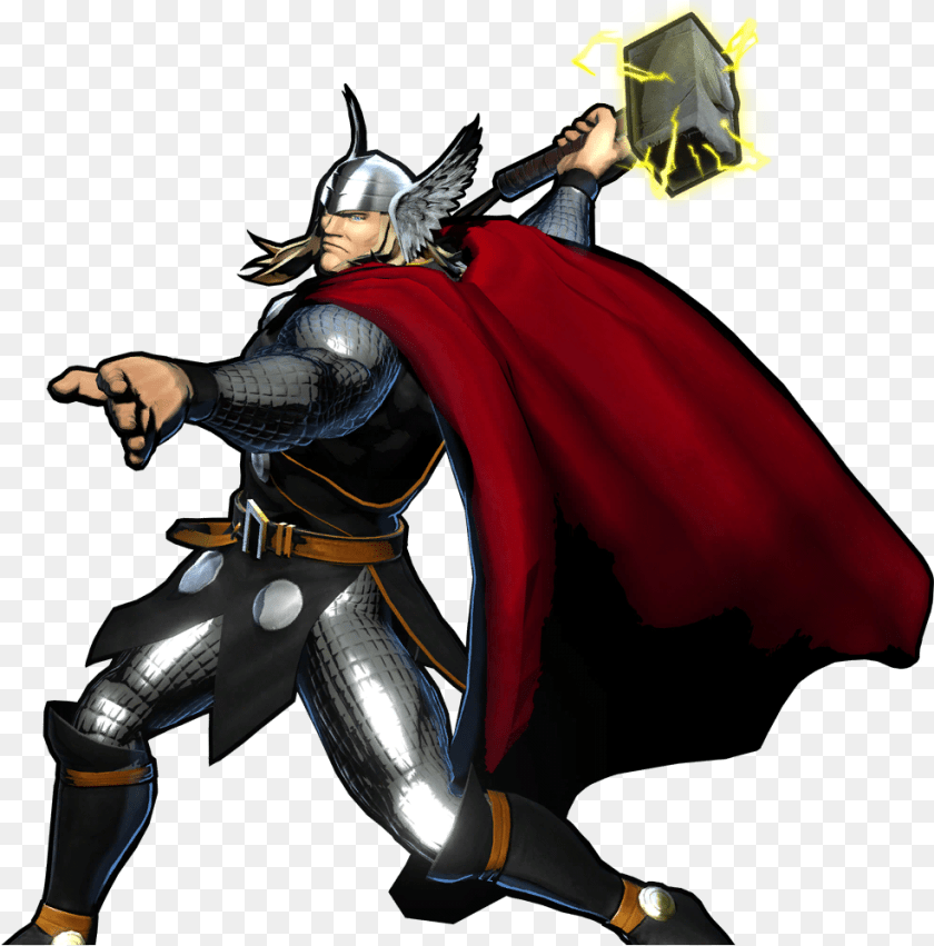 Marvel Vs Capcom 3 Thor, Adult, Female, Person, Woman Clipart PNG