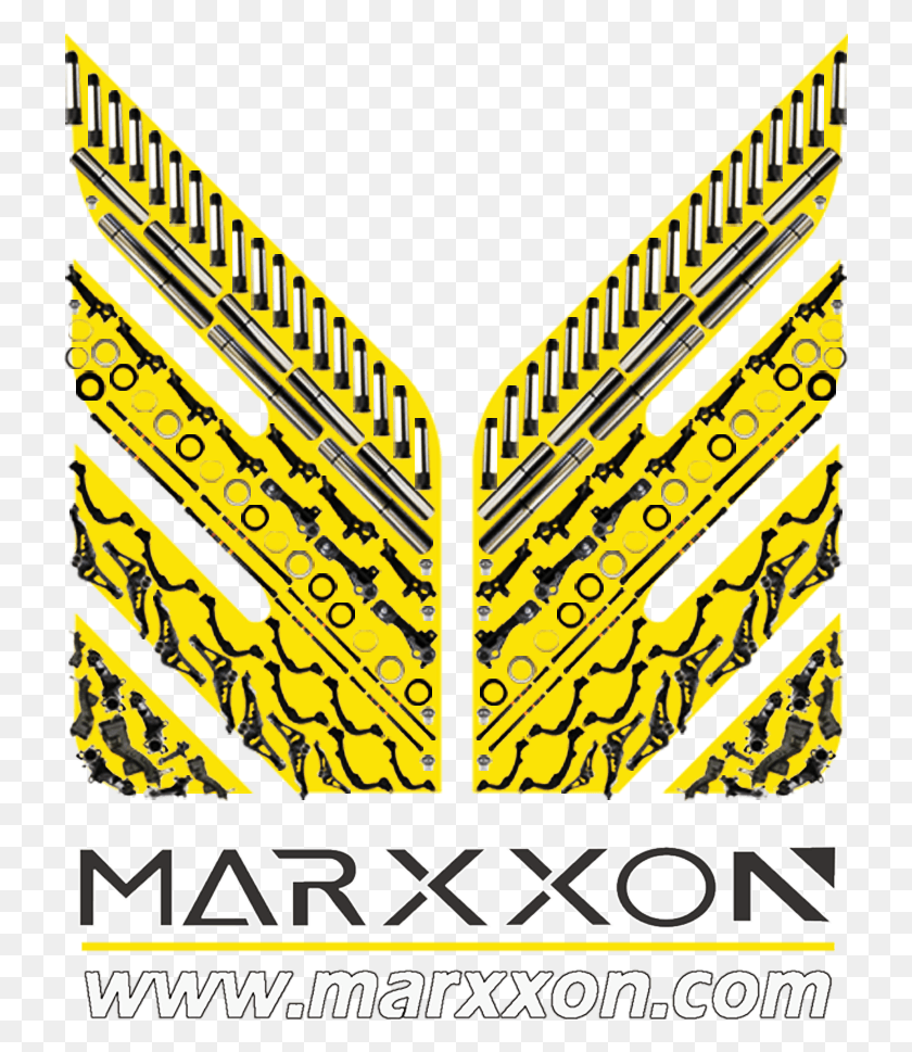 731x909 Marxxon Machinery New Logo New Peugeot Citroen Rear Poster, Pattern HD PNG Download