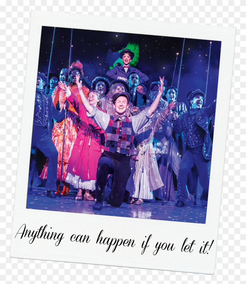1021x1193 Mary Poppins Musicalverified Account Mary Poppins Anything Can Happen, Poster, Advertisement, Person HD PNG Download