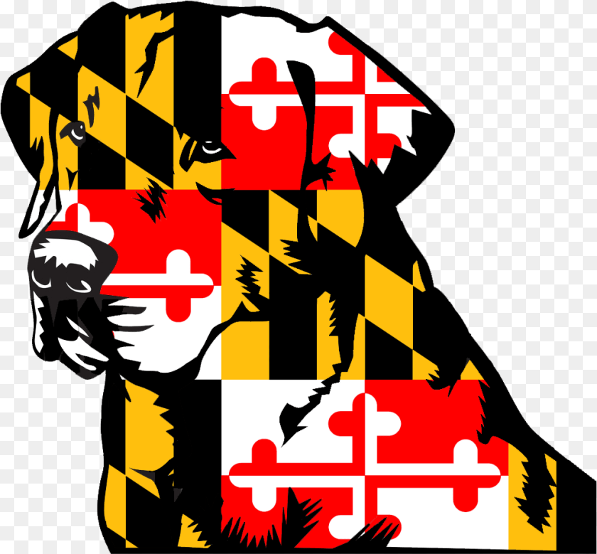 1025x950 Maryland 3 X5 Maryland State Flag Clipart, Art, Graphics, Person, Modern Art Transparent PNG