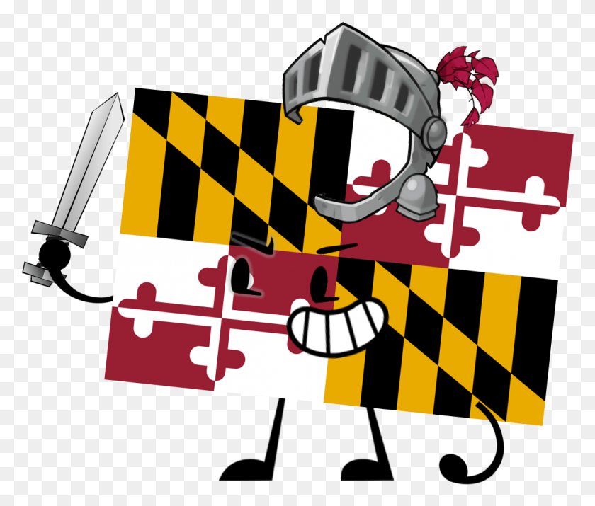 1143x960 Maryland Flag State Flag Of Maryland, Text, Statue, Sculpture HD PNG Download