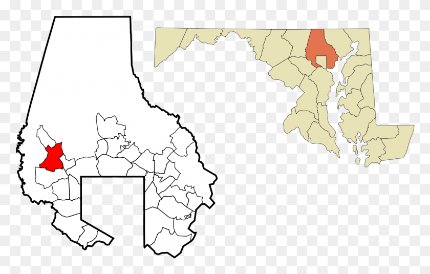 1152x702 Maryland State County Mapa De Lujo Owings Mills Maryland Timonium Maryland, Diagrama, Atlas, Parcela Hd Png