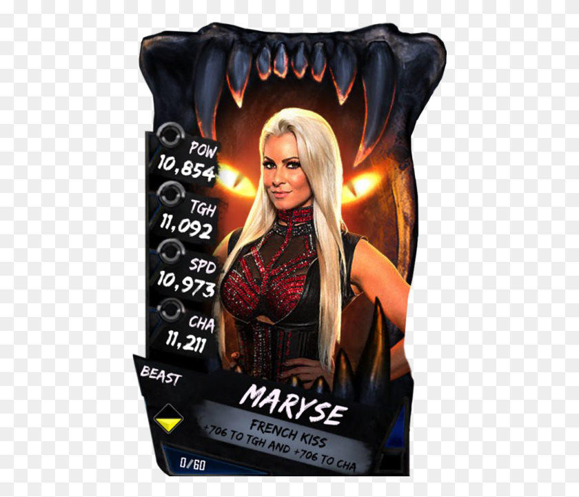 457x661 Maryse S4 16 Beast Enzo Amore Wwe Supercard, Costume, Person, Human HD PNG Download