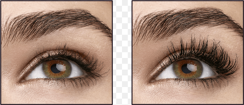 1208x521 Mascara Maybelline Total Temptation, Art, Collage, Person, Adult Sticker PNG