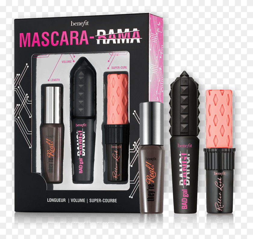 1112x1047 Mascara Rama Benefit Mini Mascara Set, Cosmetics, Lipstick HD PNG Download