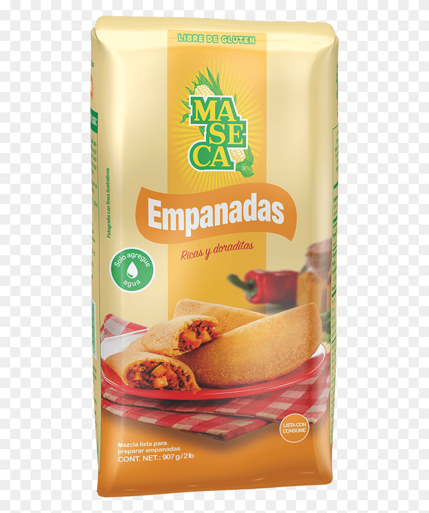 487x945 Maseca Empanadas Masa Para Empanadas Maseca, Food, Bread, Person HD PNG Download