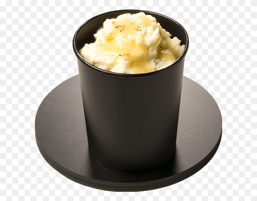 613x597 Mashed Potatoes And Gravy Popcorn, Milk, Beverage, Drink HD PNG Download