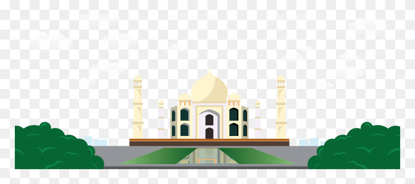 1920x768 Мечеть Мусульманский Клипарт Гурдвара, Купол, Архитектура, Здание Hd Png Скачать