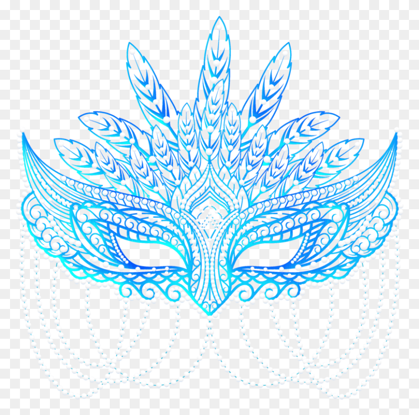 807x800 Mask, Pattern, Chandelier, Lamp HD PNG Download