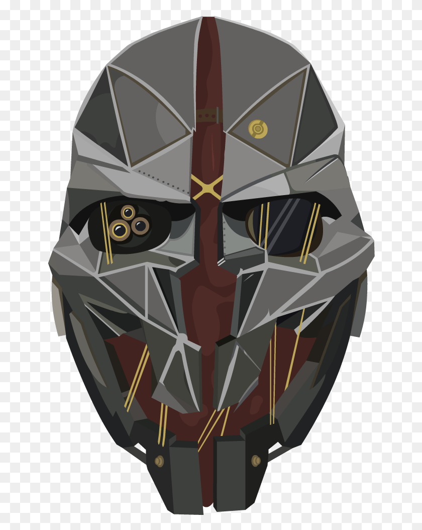652x994 Mask From Dishonored 2 Corvo39s Mask Vector, Architecture, Building, Emblem HD PNG Download