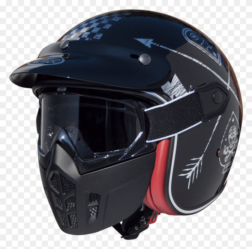 971x957 Mask Nx Silver Chromed Motorcycle Helmet, Clothing, Apparel, Crash Helmet HD PNG Download