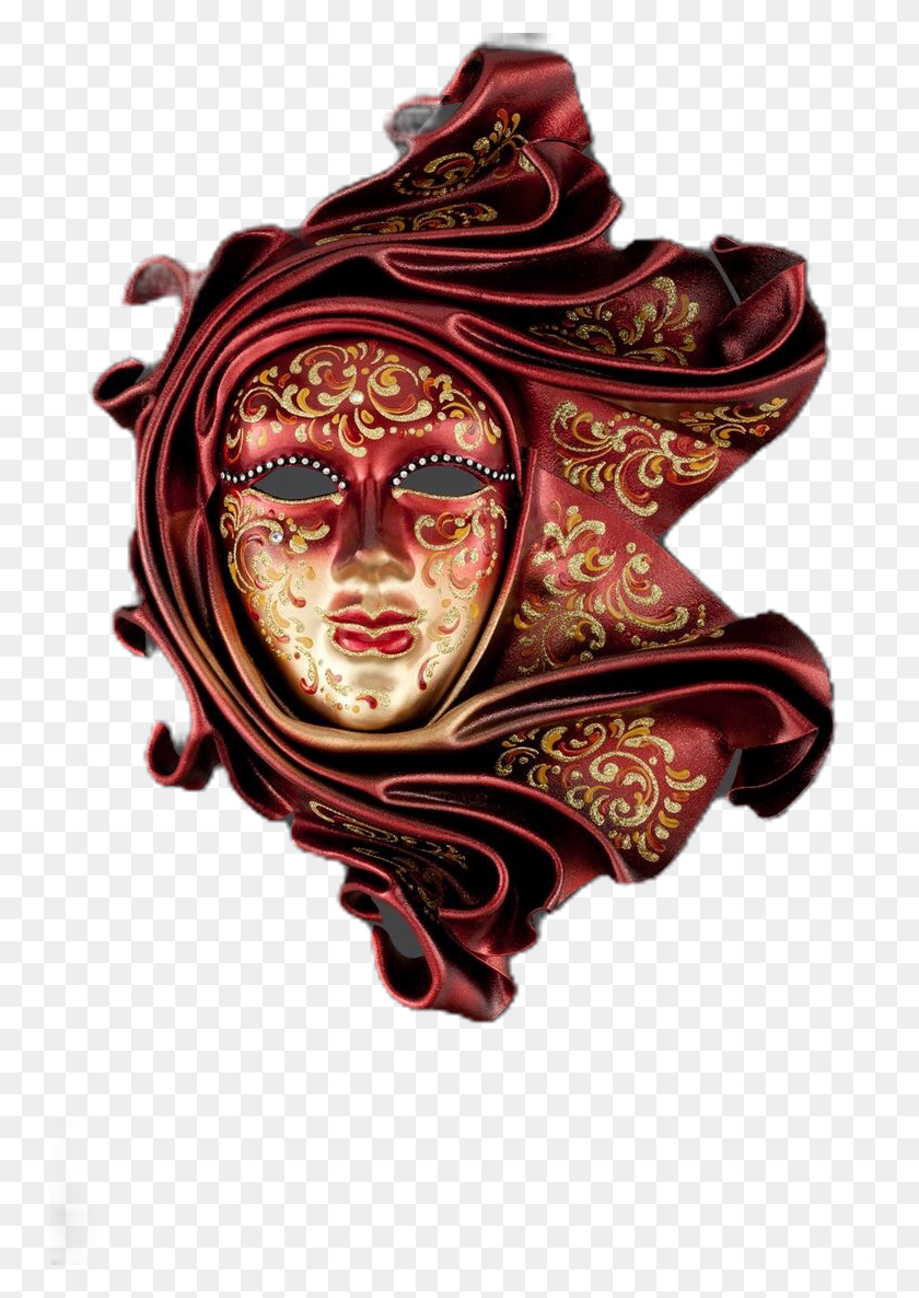 749x1126 Mask Sticker Mask Best Of Carnival In Venice, Crowd, Pattern, Face HD PNG Download