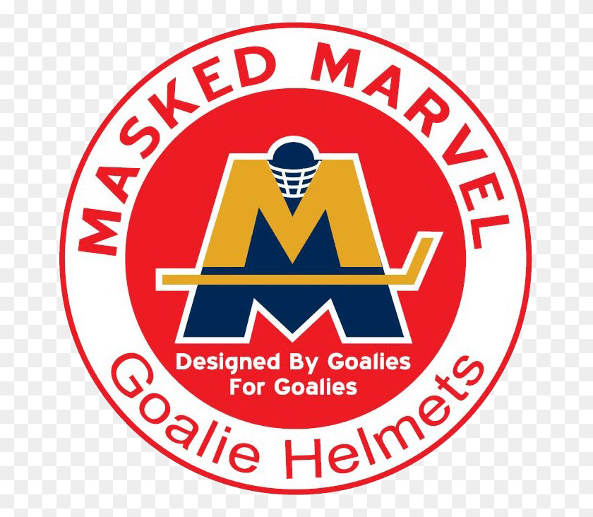 677x672 Masked Marvel Goalie Helmets Goalie Mask Template, Label, Text, Logo HD PNG Download