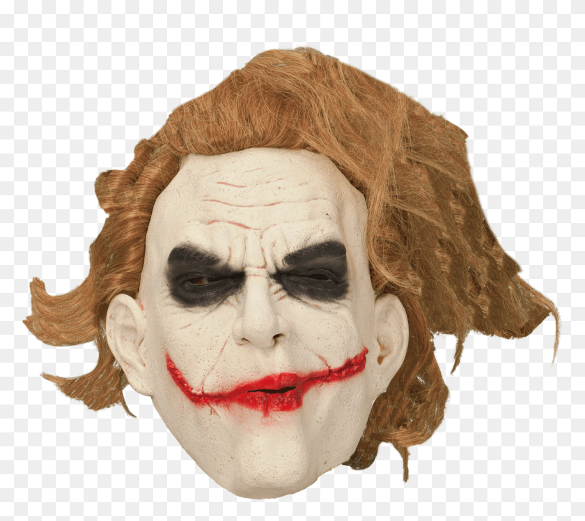 1110x979 Maskeradmask Joker Med Hr Halloween Masker Vuxna, Intérprete, Persona, Humano Hd Png