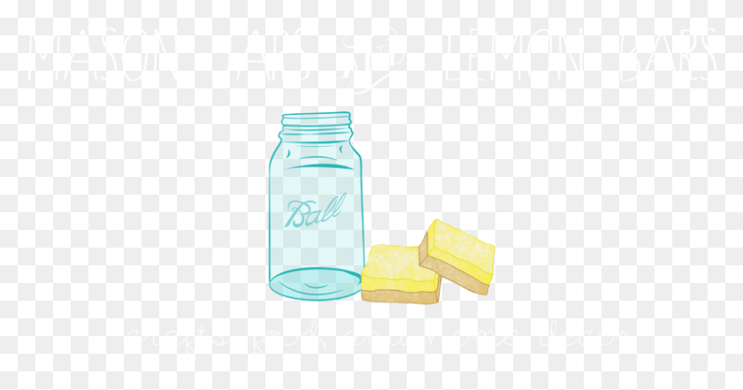 795x389 Mason Jars And Lemon Bars Glass Bottle, Food, Medication HD PNG Download