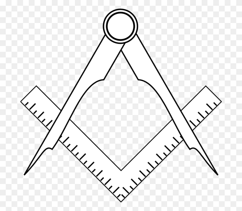 700x674 Masonic Symbol Compass And Square Vector, Compass Math, Scissors, Blade HD PNG Download