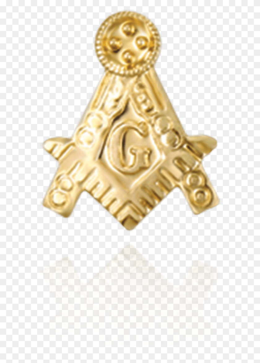 583x1111 Masonic Tube Emblems Emblem, Gold, Logo, Symbol HD PNG Download