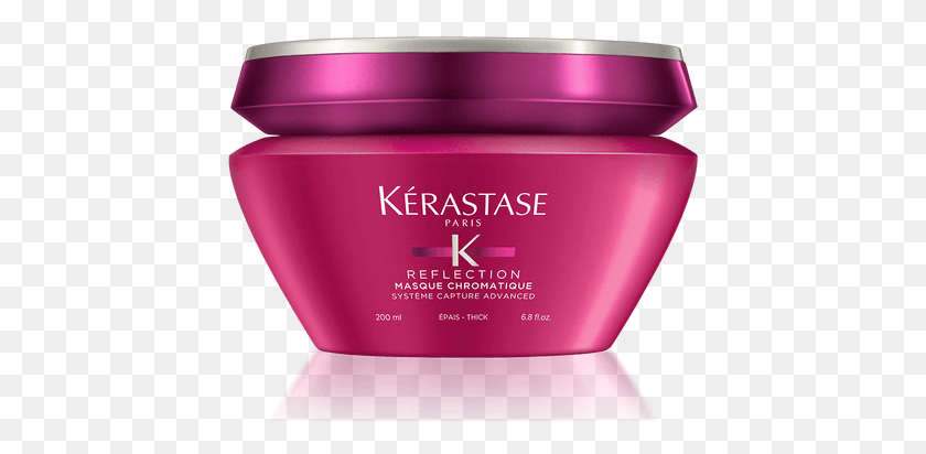 431x352 Masque Chromatique Kerastase Reflection Masque Chromatique, Cosmetics, Bottle, Bowl HD PNG Download