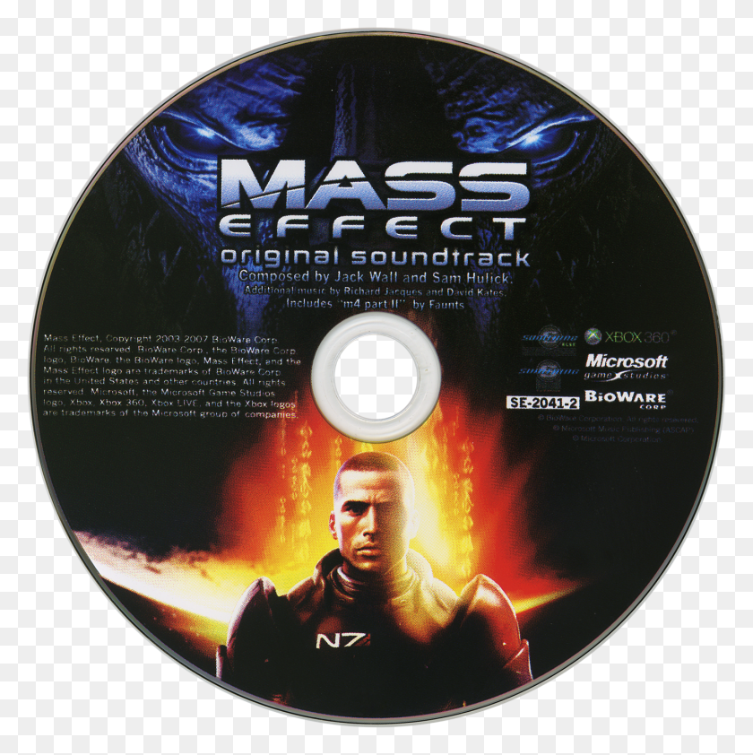 1427x1432 Descargar Png Mass Effect 2007, Mass Effect, Persona Humana, Disco Hd Png