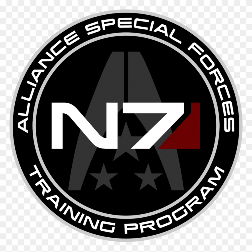 900x903 Mass Effect N7 Training Program By Kindrat13 Emblem, Symbol, Logo, Trademark HD PNG Download