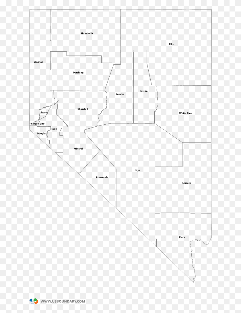 637x1030 Descargar Png Mapa Del Condado De Nevada, Massachusetts, Nueva Jersey, Estados Unidos Hd Png